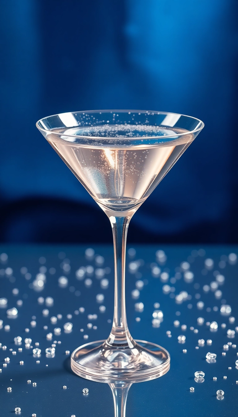 iPhone Cool Glamorous Cocktail Glass Aesthetic Background